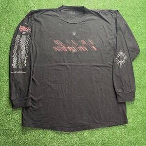 Kendrick Lamar Damn Tour Shirt Mens Large Black Long Sleeve 2017 Rap TDE Concert